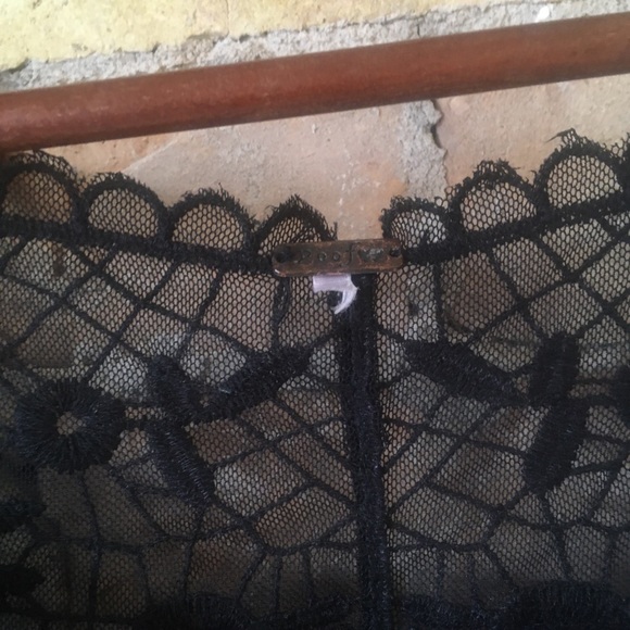 Black Fringe Top - Picture 3 of 5